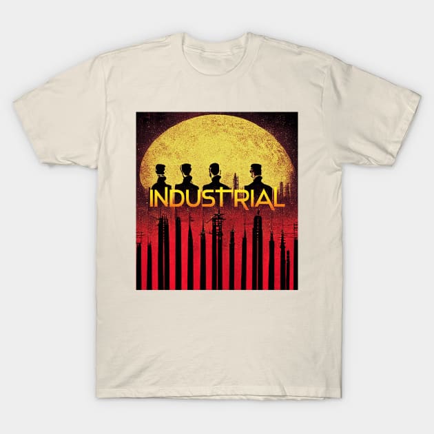 Retro Industrial Music T-Shirt by Edongski303 Teepublic Merch